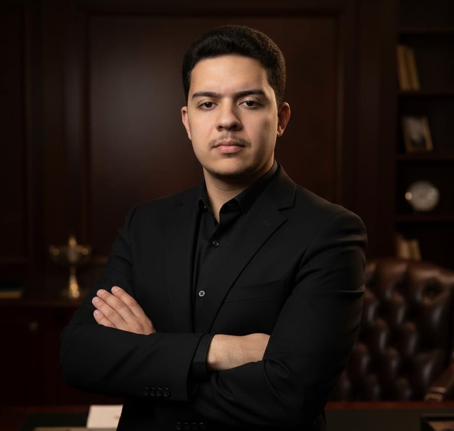 Retrato de Edgard David, terapeuta